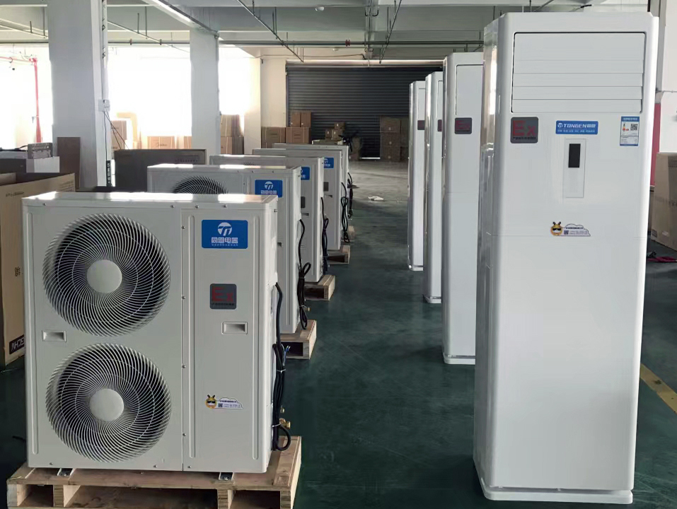 太原化工厂选购我司5匹防爆空调一批