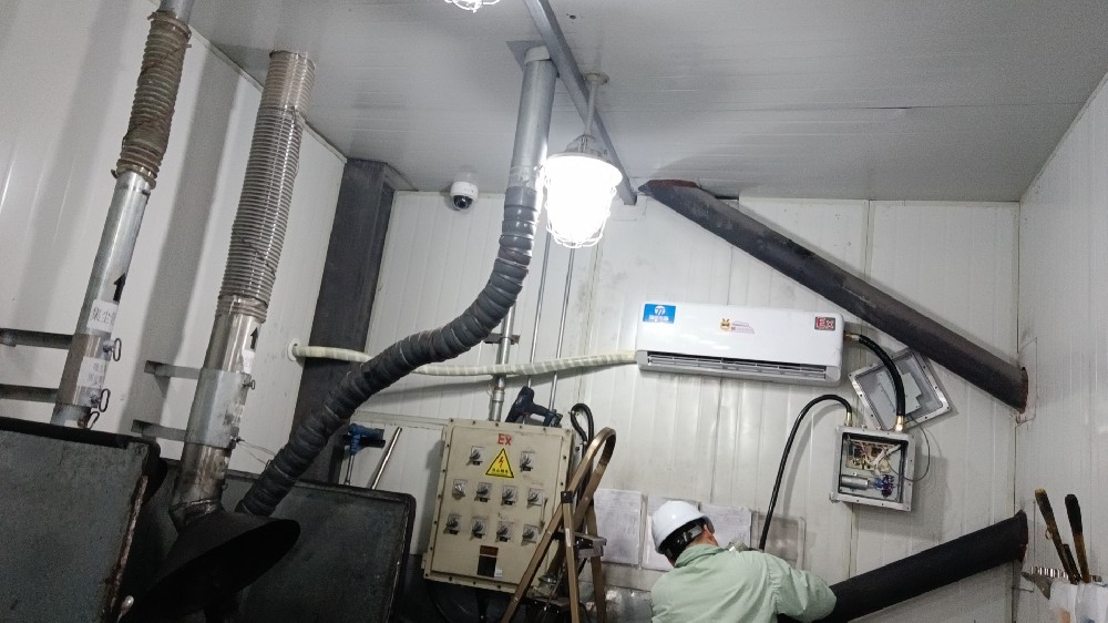 三菱化学选购同恩BKF-50-Ex壁挂式防爆空调，已投入正常使用